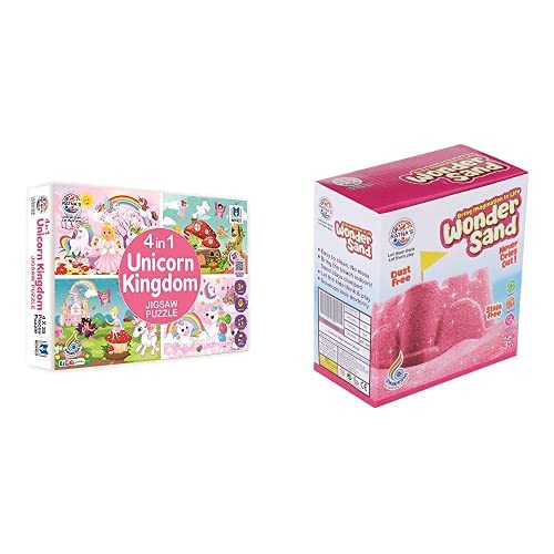 See full amazon price history chart for RATNAS 4 in 1 Unicorn Kingdom Jigsaw Puzzle for Kid, 4 * 35 Pieces Jigsaw Puzzle, Multicolor & Wonder Sand 500 Grams for Play,Pink, ONE Big Mould Inside (Without Tray) RATNAS 4 in 1 Unicorn Kingdom Jigsaw Puzzle for Kid, 4 * 35 Pieces Jigsaw Puzzle, Multicolor & Wonder Sand 500 Grams for Play,Pink, ONE Big Mould Inside (Without Tray) (B0B9HGYKGY) Amazon Price History, Amazon Price Tracker