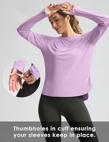 Image of Women's Sun Shirts UPF 50+ Long Sleeve UV Protection Shirt Lightweight Quick Dry Workout Hiking Tops for Women