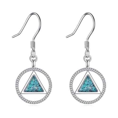 Cadeaux sobres pour femmes : offrez des boucles d'oreilles en argent et turquoise