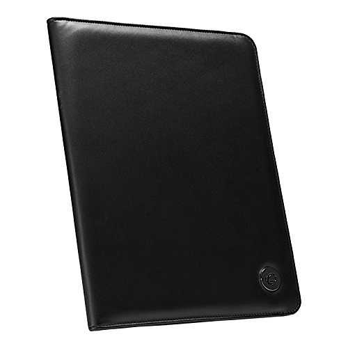 Case-it Executive Leatherette Padfolio with Letter Size Writing Pad, Black, PAD-30