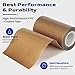 PTFE Teflon Tape Roll, 4 Inch x 33 FT x 0.18mm Thick, Extra Wide High Temperature Non-Stick Fiberglass Tape for Industrial Equipment, Heat Press, Large Surface Protection & Sealer Applications