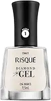 Risqué Esmalte Diamond Gel Chá Branco Natural 9 5 Ml
