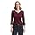 TOM TAILOR Damen 1024036 T-Shirt, 16427-Bordeaux Red, S