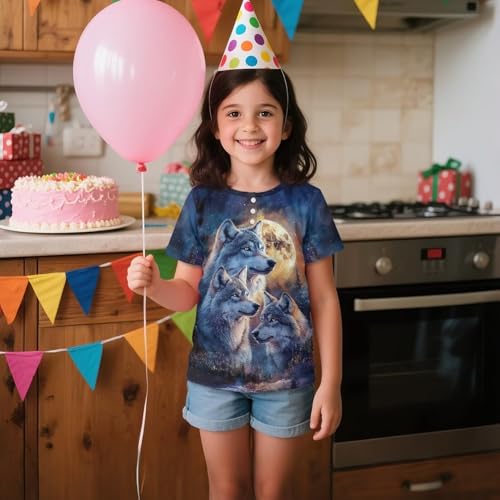 Girl’s Henley Shirt 2-16 Years Kids Button Up Short Sleeve Tshirts Summer Casual Soft Outdoor School Outfits4