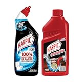 Harpic (Removedor de Sarro para Baño, 750ml + Líquido Destapacaños Destop 1 Lt)