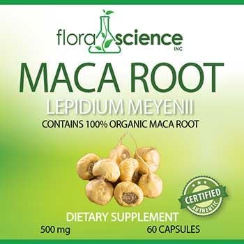 Organic Maca Root Capsules – Pure Peruvian Maca | High-Potency 0.5% Glucosinolates | Vegan, Non-GMO | 60 Capsules