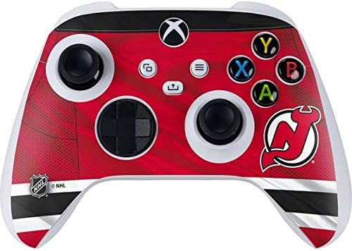 Skinit Decal Gaming Skin Compatible with Xbox Series S Controller - Officially Licensed NHL New Jersey Devils Home Jersey Design