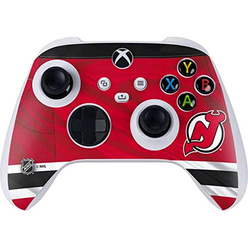 Skinit Decal Gaming Skin Compatible with Xbox Series S Controller - Officially Licensed NHL New Jersey Devils Home Jersey Design