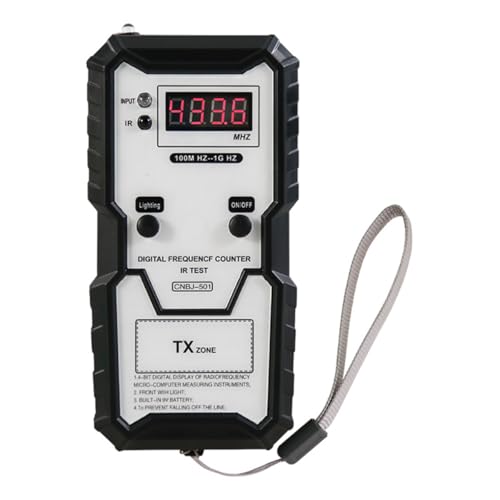 Tiardey Detector de frecuencia de Control Remoto de automóvil, medidor de frecuencia Clave, Herramienta de Prueba Que detecta con precisión la frecuencia de la señal