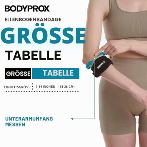 Ellenbogen-Bandage zur Schmerzlinderung von Tennis- und Golferellenbogen, 2 Stück – Ansicht 5
