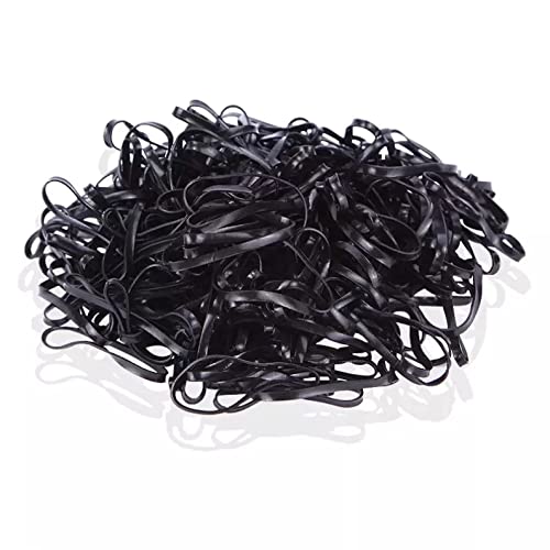 Bliss- 150pcs Elastic Hair Bands (Black)