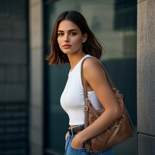 Image of Shoulder Bag for Women Hobo Bags with Top Handle