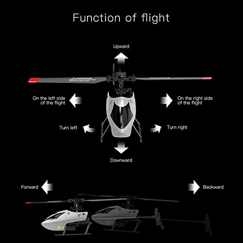 Image of GoolRC C129 V2 RC Helicopter, 4 Channel Remote Control Helicopter with 6-Axis Gyro, 2.4Ghz RC Aircraft with 3D Flips, Altitude Hold, One Key Take Off /Landing for Adults and Beginners