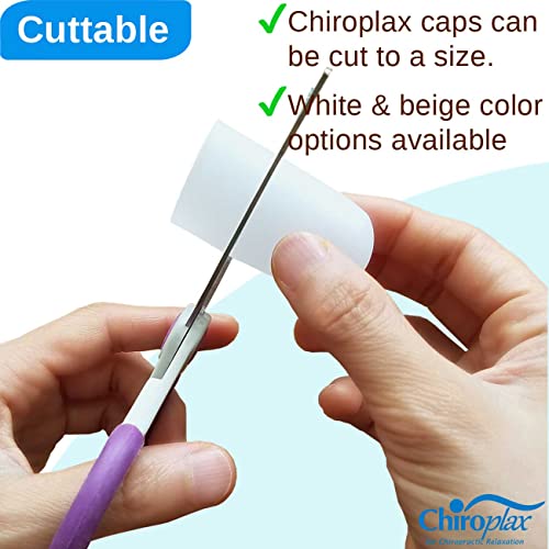 Chiroplax Gel Big Toe Cap Sleeve Protector Cushions Pads Guard Cover Separator Bunion Hammer Toe Callus Corn Blister Missing Ingrown Nails (Large - 6 Pack, Beige) #TOP3