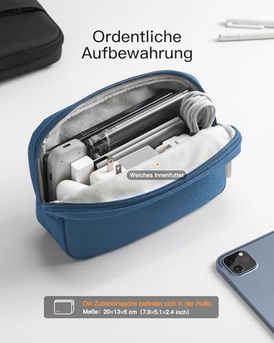 Inateck 360° Schutz Laptoptasche, Kompatibel mit 14 Zoll MacBook Pro/Max – Ansicht 4