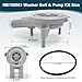 Upgraded RB150003 Washer Drain Pump & Belt Kit Compatible with Alliance Speed Queen RB150003 Belt & Pump Model M/N 8/Post, Washing Machine Kit Include 201566P 27001036 205217P 36863 201566 38174