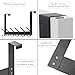 DOKU Over The Door Hook, Heavy Duty Over Door Hanger Holder for Coat Robe Hat Clothe Towels Hanging, Bathroom Organizer Towel Rack 12 Hooks, Matte Black
