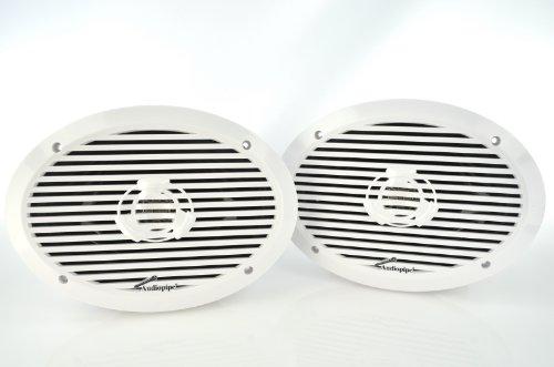 Audiopipe 6x9" 2-Way Marine Speaker 300W Max White