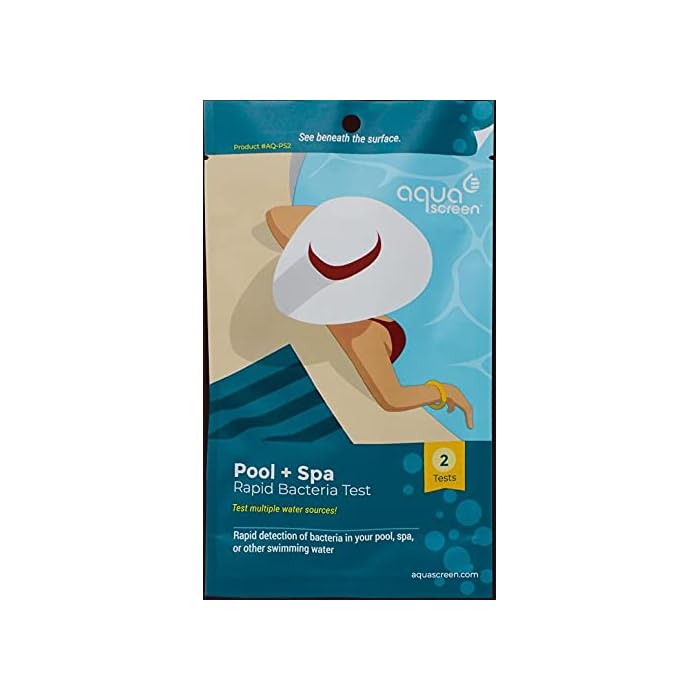 Buy AquaScreen Rapid Coliform Bacteria Test Kit 2Pack for Pool