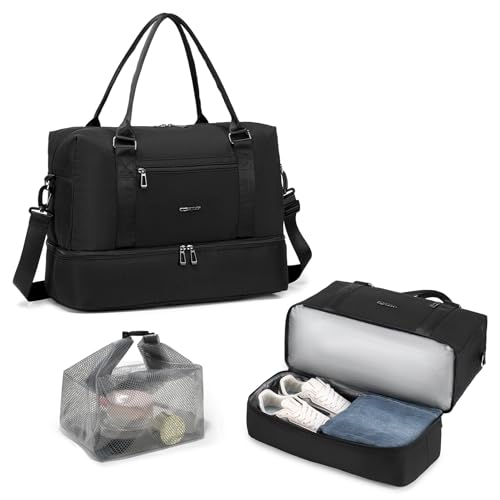 COSCOOA For Spirit Airlines Personal Item Travel Bag 18x14x8 inch Underseat with Wet Pocket & Shoe Compartment & Tsa Approved Toiletry Bag