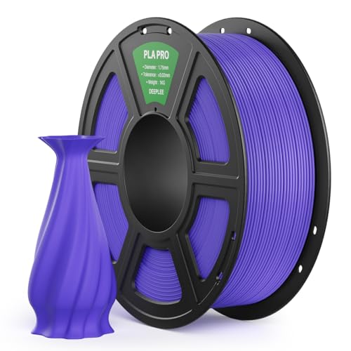 Image of PLA PRO Filament 1.75mm, Stronger Toughness 3D Printer Filament, PLA Filament Dimensional Accuracy + /- 0.02 mm, Neatly Wound, Fits Most FDM 3D Printer, 1KG Purple