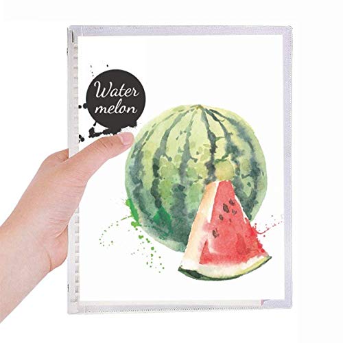 Cahier pastèque à spirales A5 pour notes de bureau et journal intime