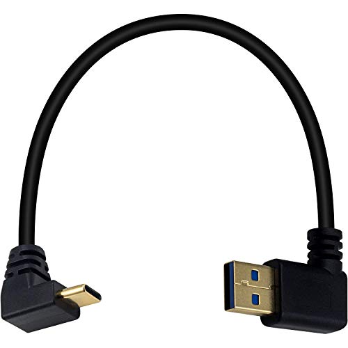 Amazon.co.jp: Duttek 両端L型USB Type C ケーブル, 25cm