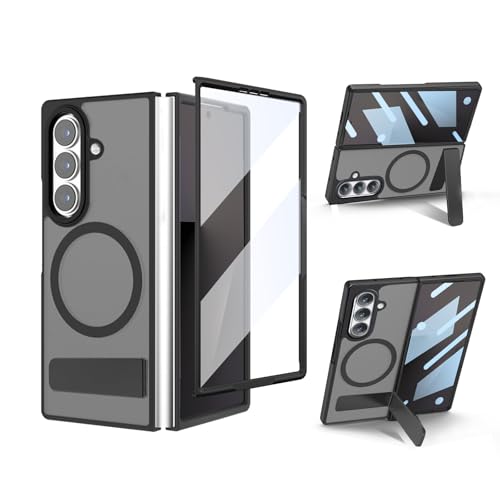 liuziyi Samsung Galaxy Z Fold 7 P[X XN[veN^[AقƂǂMagsafeANZT[ɑΉ ߉\ȃ^X^hA^&XANAobNC2025AubN