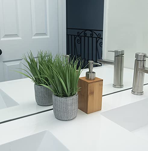 Bamboo Naturals Soap Dispenser, Made Of Sustainable Bamboo, Stylish Sink Accessory, Durable And Beautiful, Pack Of 1 #TOP3