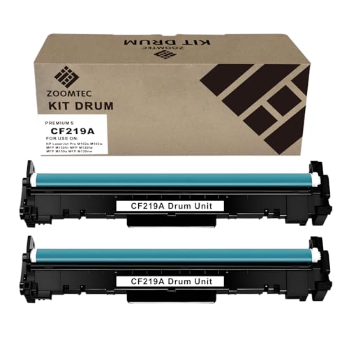 Tambour CF219A 19A noir pack de 2 pour imprimantes HP LaserJet Pro M102 et MFP M130