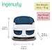 Ingenuity Baby Base 2-in-1 Booster Feeding and Floor Seat with Self-Storing Tray - Night Sky