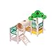 Balacoo Criceto nascondiglio casa Deluxe 2 Strati Parco Giochi in Legno Piccoli Animali Esercizio Arrampicata Villa Giocattoli per cavia