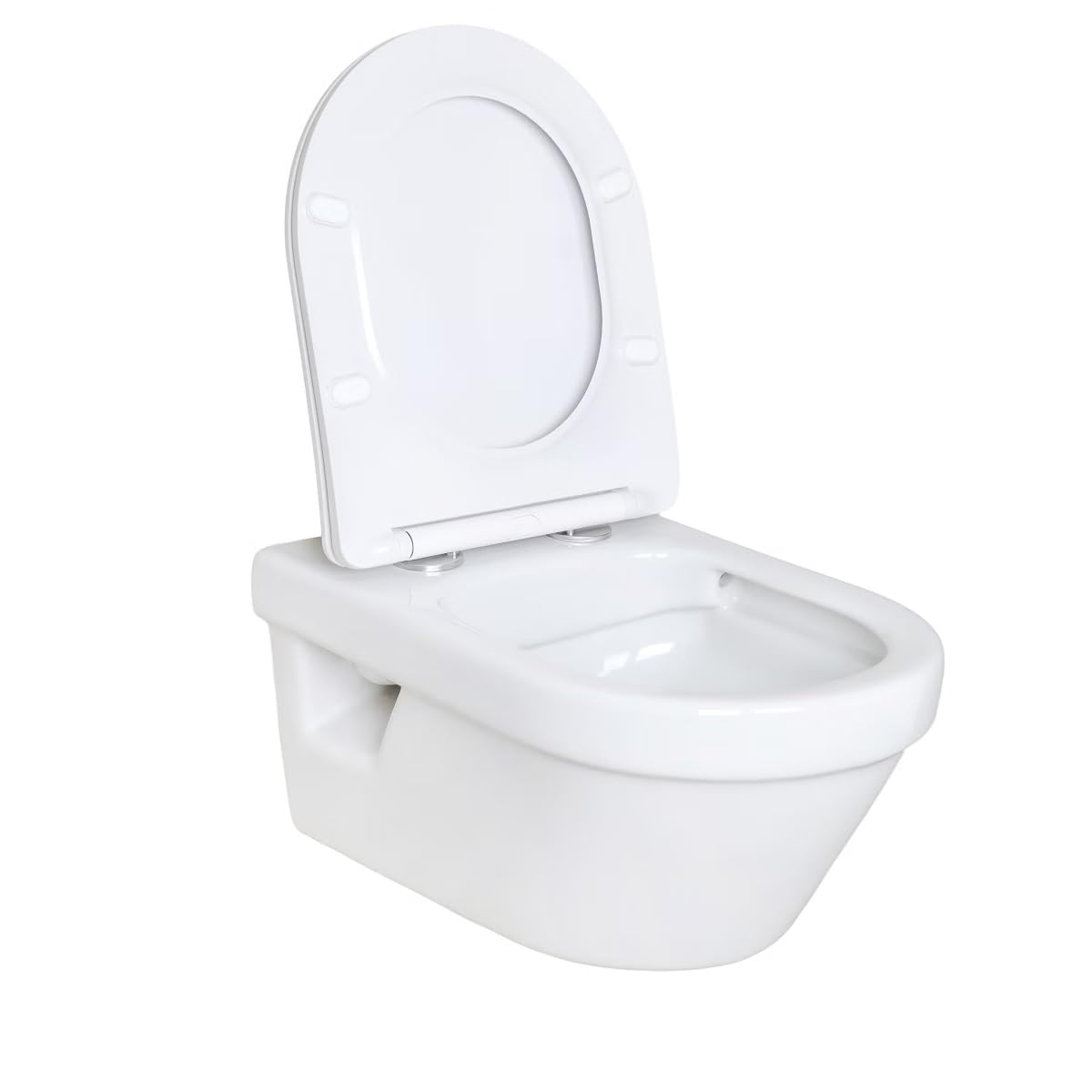 Belvit Villeroy & Boch Wand WC Set, spülrandlos, Geberit UP100, Weiß