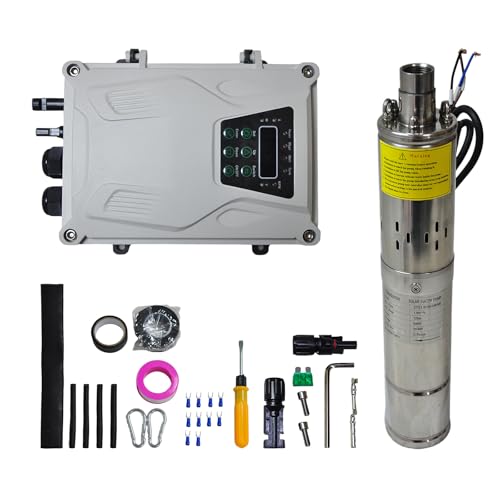 Solar Water Pump 48V DC 500W with MPPT & Float Switch