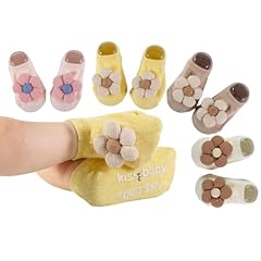 Flower 4 Pairs - Beige,khaki,light Pink,yellow