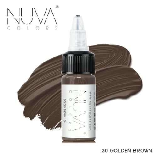 Delineador Permanente Nuva Colors Golden Brown miniatura 5