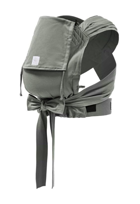 Stokke Limas Carrier, Glacier Green (OCS) - Newborn Half-Buckle Baby Carrier - Three Carrying Options - Safe from Birth & Up to 33 lbs