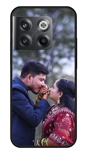 Image of NDCOM for Customised OnePlus 10T 5G Back Cover | Premium OnePlus 10T Phone Case | OnePlus 10T 5G Mobile Cover DIY Personalised Photo Design | Customized Gift Custom Text Name Printed Glass Case