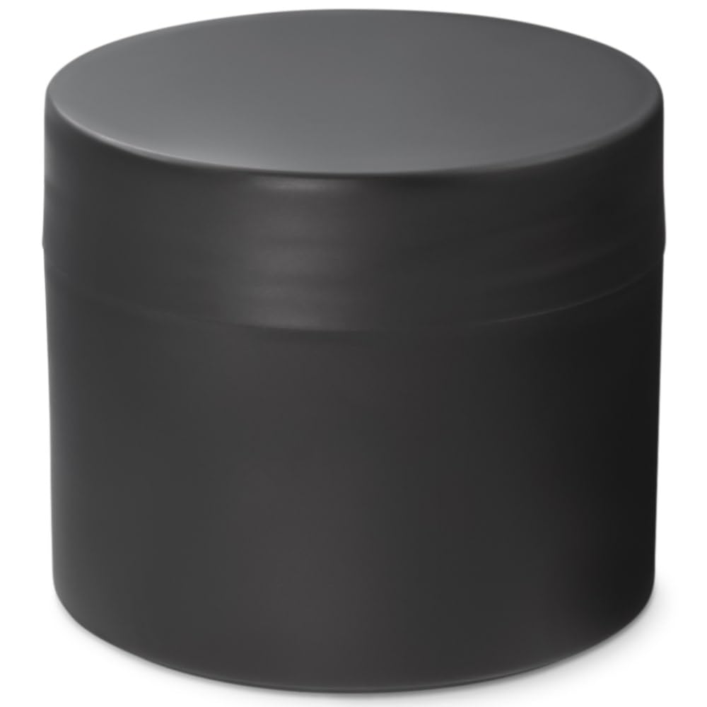 Tarro Plástico Negro x Mayor | Envase Reutilizable Para Cremas, Mascarillas y Pomadas. Ideal para Cosmética y Cuidado Personal.