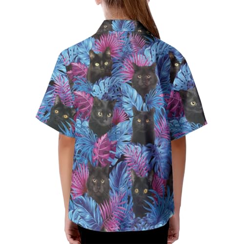 Boys Girls Funny 80s 90s Rubber Duck Hawaii Shirt Retro Duck Summer Short Sleeve Button Down Shirt Kids Hawaiian Shirt 3 5