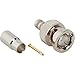 112975, RF Connector - BNC Straight Crimp Plug for RG-59 Plenum 20AWG 75 Ohms (10 Items)