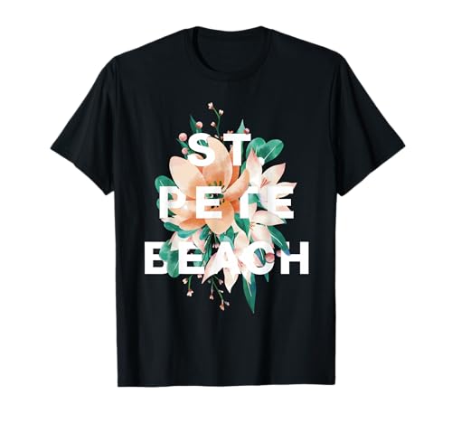 St. Pete Floral Design St Pete Beach Tampa Bay FL T-Shirt