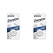 Energizer 2025 3V Batteries, 3 Volt Battery Lithium Coin, 1 Count (Pack of 2)