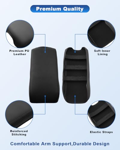 Image of CDEFG for 2025 2026 GMC Terrain Center Console Cover Armrest Cover, for 2025 2026 GMCTerrain (Elevation, AT4, Denali) Accessories Middle Console Pad Arm Rest Protector
