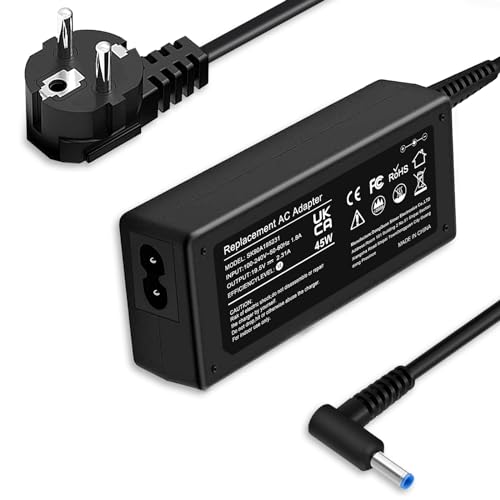 45W Cargador portátil para HP Pavilion X360 11 13 15 Elitebook 840 830 850 Probook 430 440 450 450 455 455 470 G3-G8 Stream 14 741727-001 PC Laptop Fuente de alimentación 4.5 * 3.0 mm