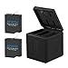 AFAITH Caricabatteria tripla caricabatteria + 2 pcs Batterie per Gopro, 3 canali Caricabatteria Multifunzione Type-C Caricabatteria per GoPro HERO5 HERO6 Hero 7 black Hero 2018 - GP076