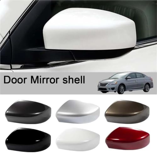 Coque rétroviseur Nissan Sentra 2013-2019 gauche blanc ABS durable - 4