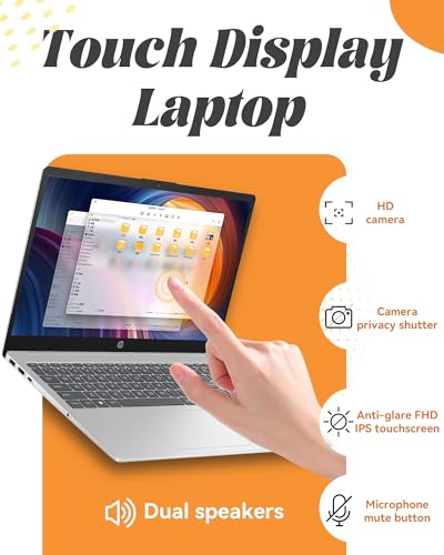 HP 15 FHD Touchscreen Laptop, AMD 8-core Ryzen 7 7730U· 32GB RAM 1TB SSD - Image 3