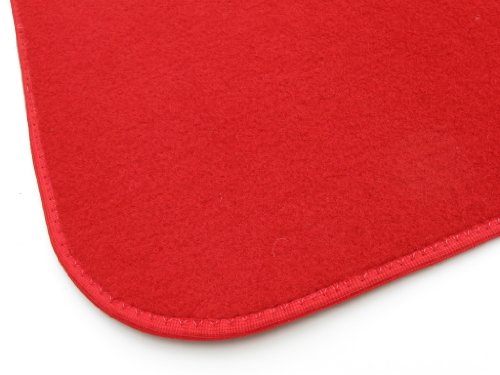 Tapete rojo de área 7'x12' para interior y exterior miniatura 1
