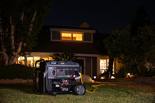 Image of Pulsar GD10KBN 10500W Dual Fuel Home Backup Portable Inverter Generator with Wheel Kit and Electric Start RV Ready